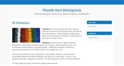 Desktop Screenshot of plastikgeridonusum.com